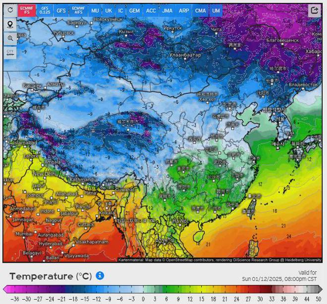 下一波大范围降温准备：雨雪将再起米乐m6三九暖如春升幅超10度！(图6)